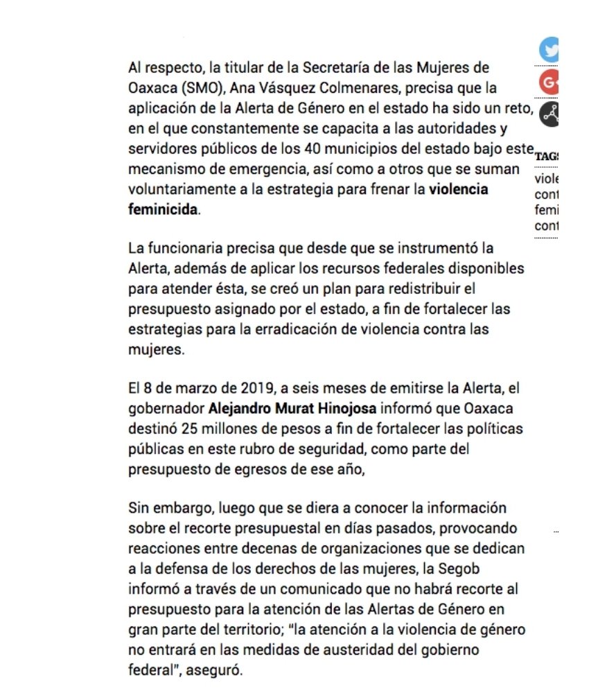 Aparece en la portada de una revista en plena pandemia de Covid-19 y con el repunte de violencia feminicida y feminicidio