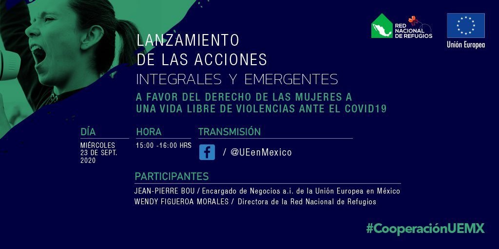 La Unión Europea y la RNR lanzan proyecto en favor de 18 mil mujeres, niñas y niños sobrevivientes de violencias