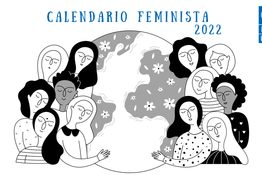 Publica PNUD calendario feminista 2022